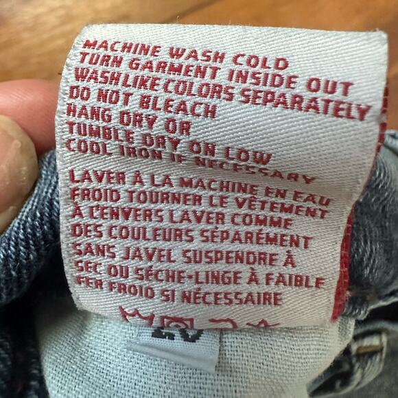 Revice Star Skinny Jeans, Size 23, Exposed Seam, Button and Zip Closure, Viral - Picture 7 of 9